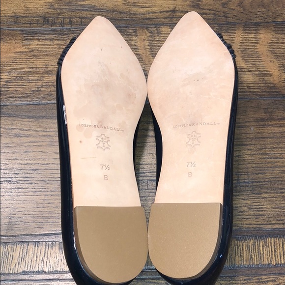 Loeffler Randall Willow Blue Patent Leather Flats - Picture 10 of 16